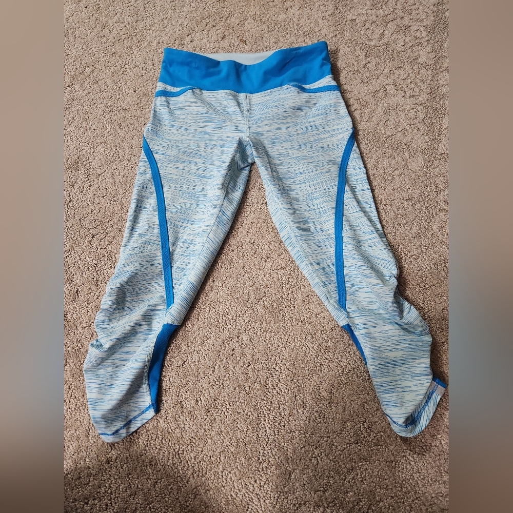 Lululemon run pace cropped leggings size 2